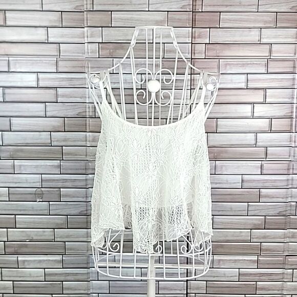 Moon Collection lace cropped top Size M - Picture 1 of 12